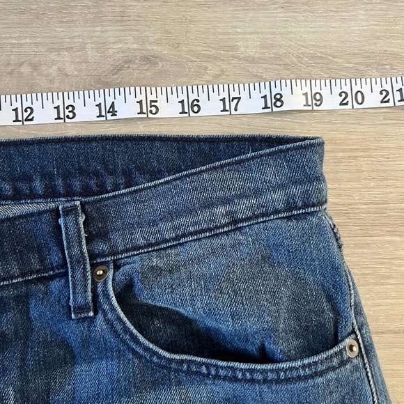 Kennedy Denim Men's Straight Leg Distressed Jeans Blue Size 36x32 - Picture 7 of 9